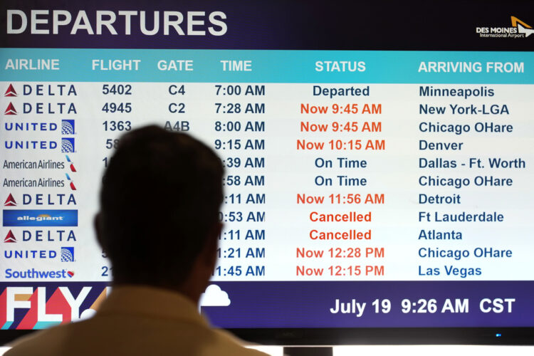 Massive tech outage causing worldwide disruptions